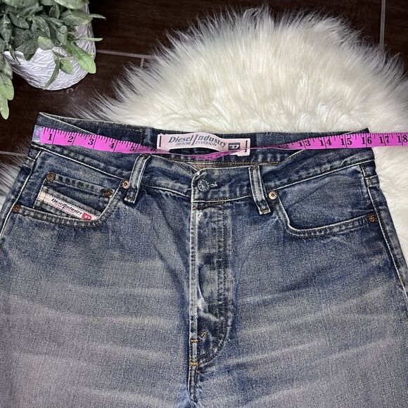 Diesel Industry vintage button fly relaxed denim jeans sz 33 - Picture 7 of 9